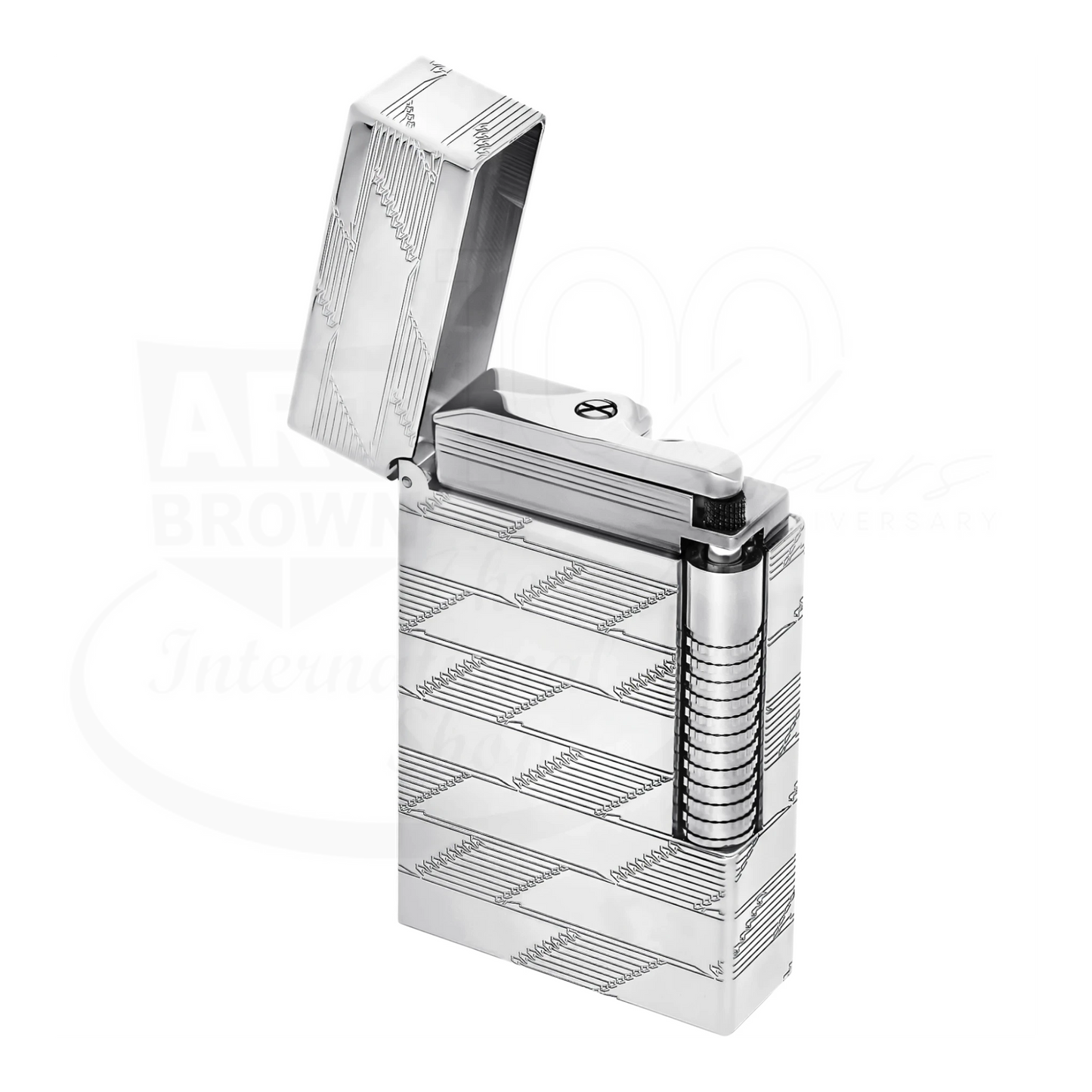 S.T. Dupont New Le Grand Monogram 1872 Palladium Lighter, C23180