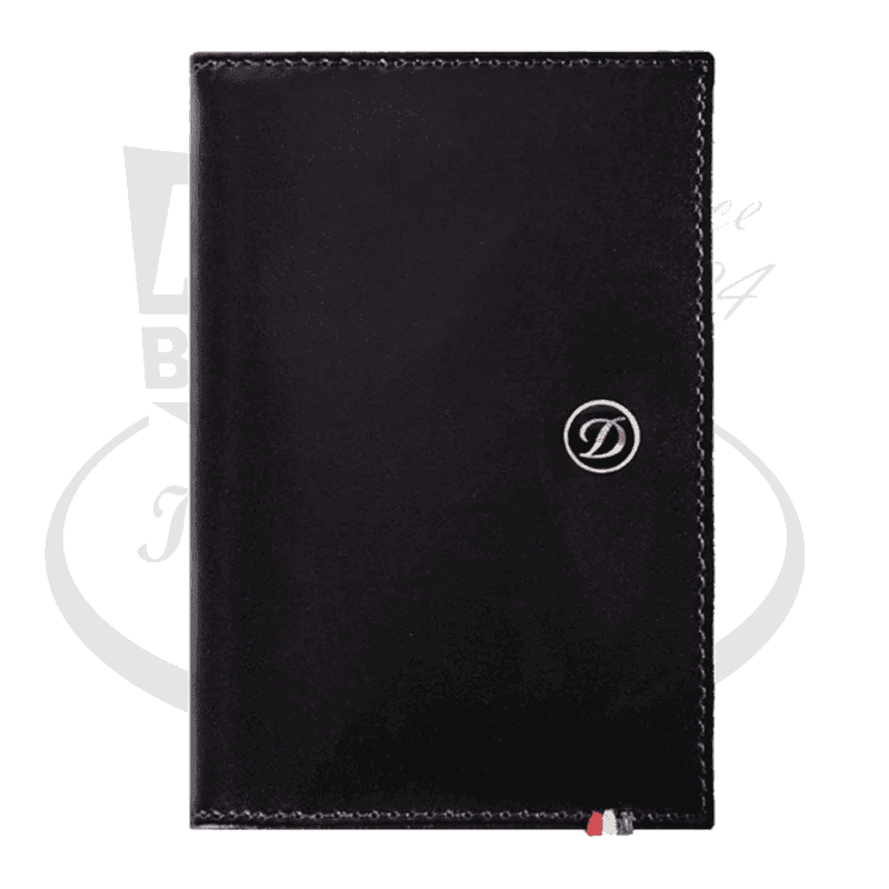 S.T. Dupont Line D Black Leather Business Card Holder, 180013