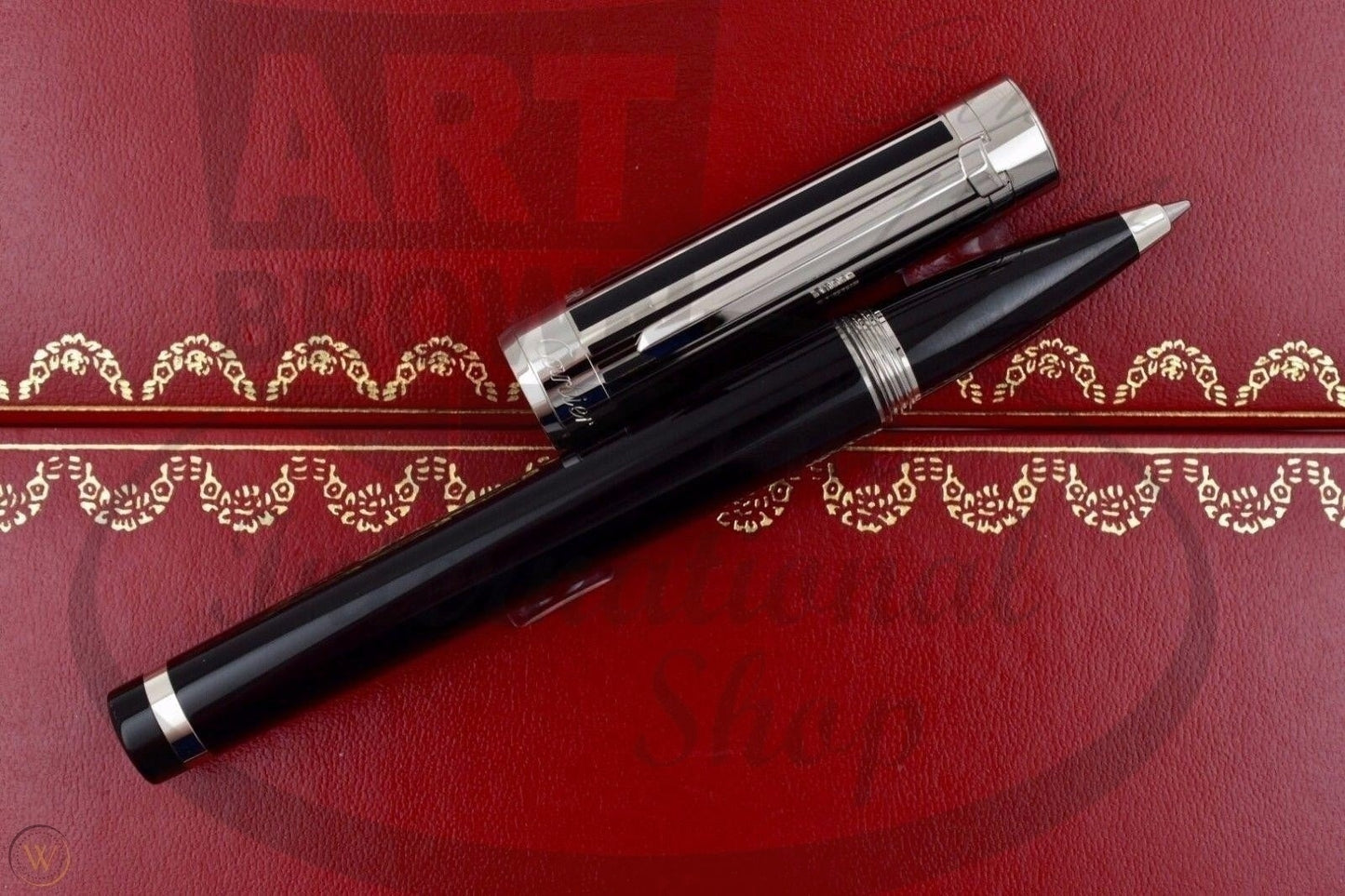 Cartier Pasha Special Edition Barcode with Platinum Finish Rollerball Pen
