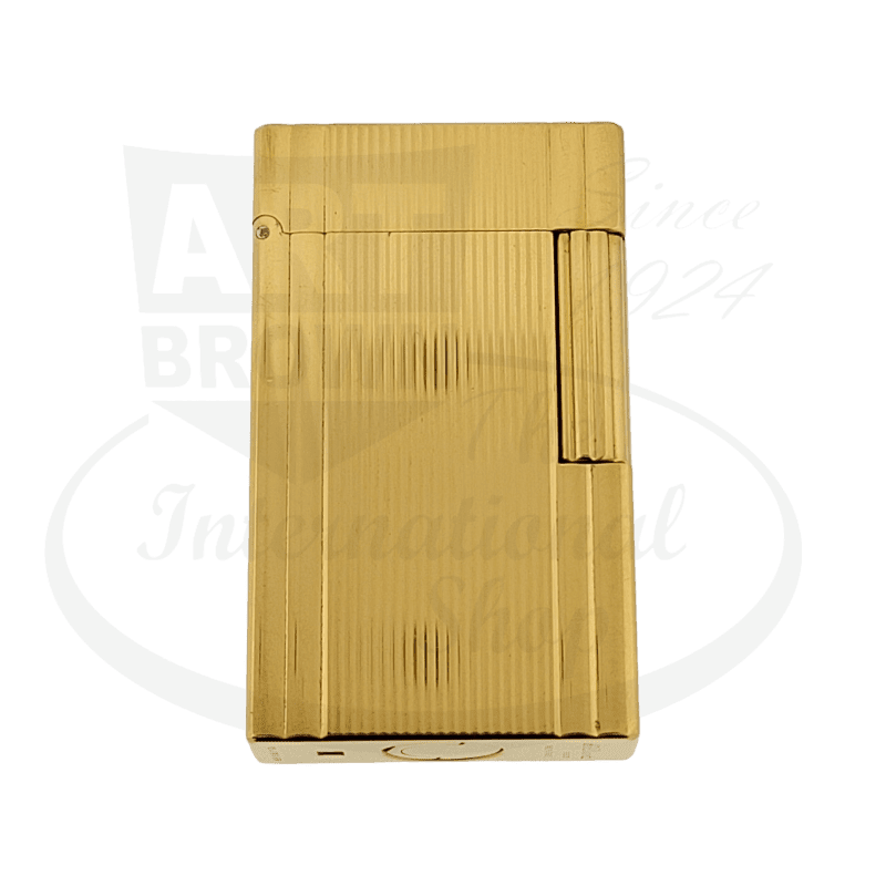 S.T. Dupont Ligne 1 Tall Gold Vertical Stripes Lighter, 014245