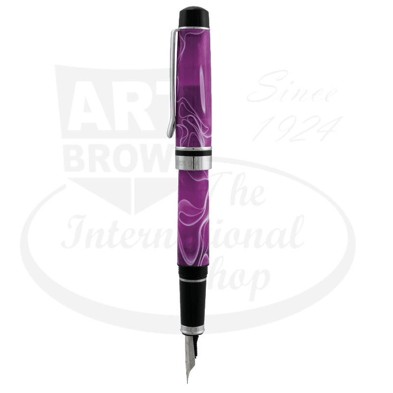 Monteverde Prima Purple Swirl Medium Fountain Pen
