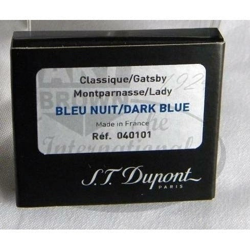 S.T. Dupont Fountain Pen Ink Cartridges Dark Blue, 040101